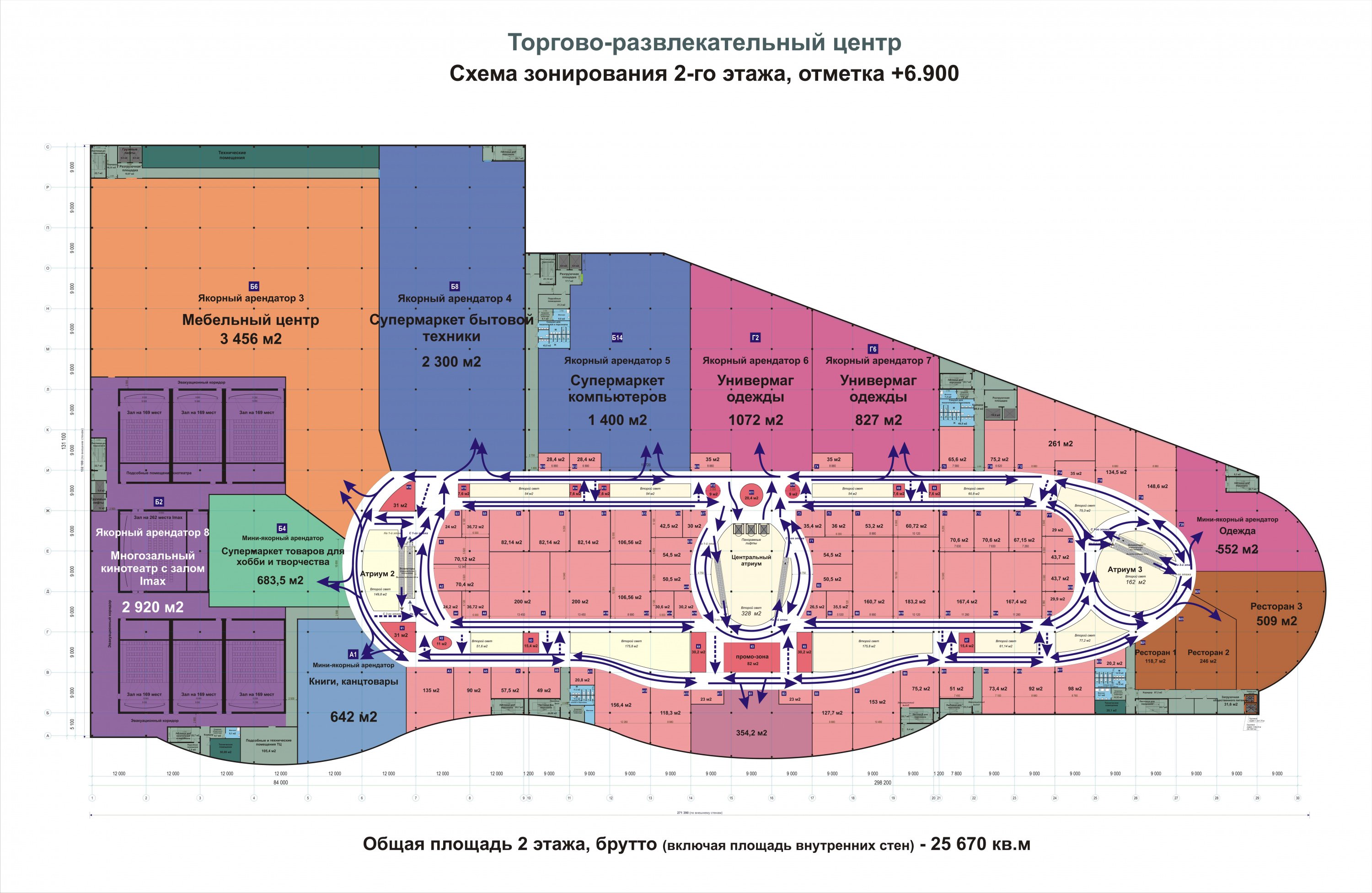 Карта авиапарка 1 этаж