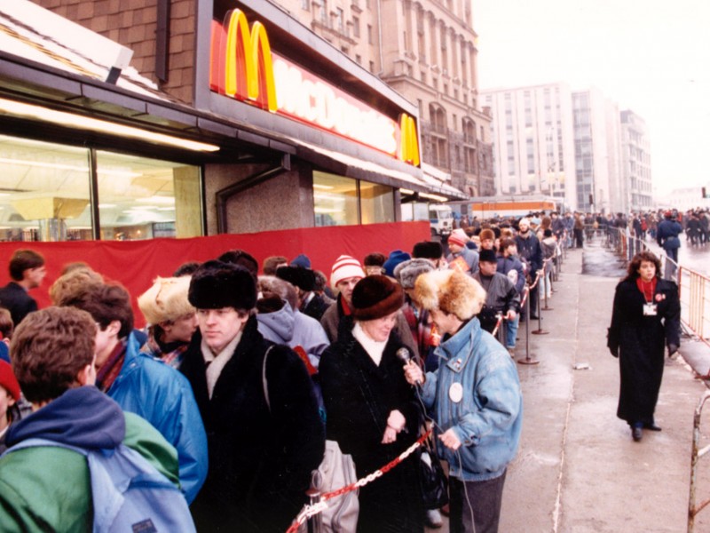 История российского «Макдоналдса» с 1989 по 2022 год. Фотографии