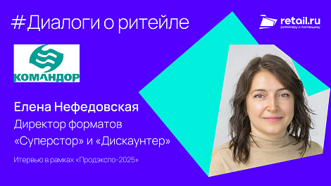 Елена Нефедовская - «Суперстор» и «Дискаунтер», ГК «Командор» на «Продэкспо-2025»